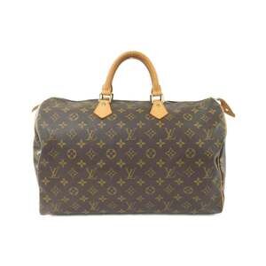LOUIS VUITTON Authentic Brown Monogram Speedy 40 Boston Bag
